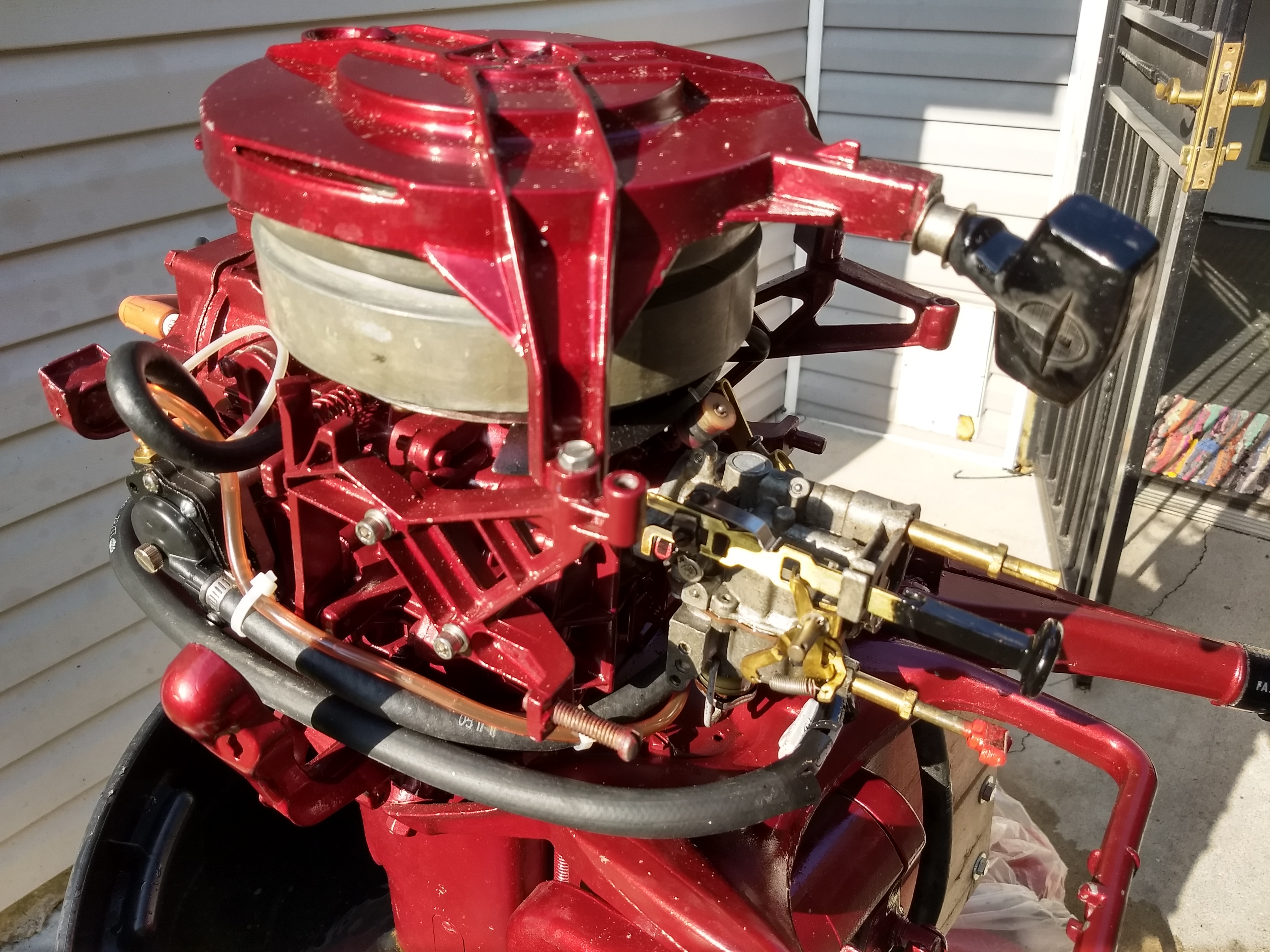 Topic Motor starts then dies. Antique Outboard Motor Club,Inc